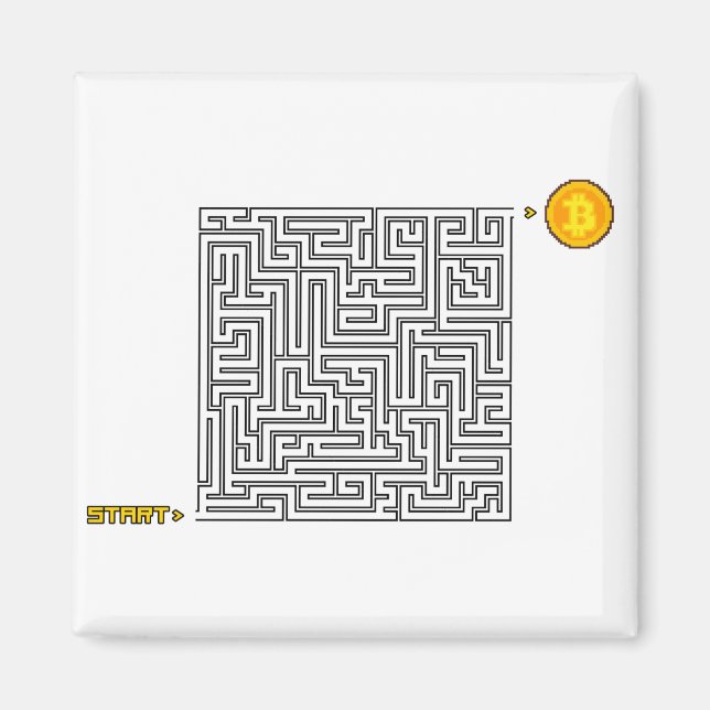 Íman Maze labyrinth start bitmoney sem solução (Frente)