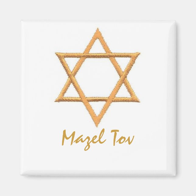 Íman Mazel Tov/Star de David (Frente)
