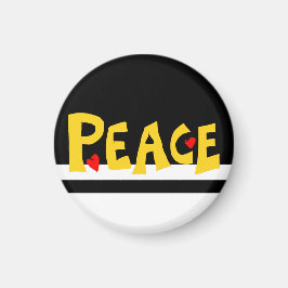 Íman MAZIPOODLES Paz Amarelo