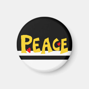 Íman MAZIPOODLES Paz Amarelo