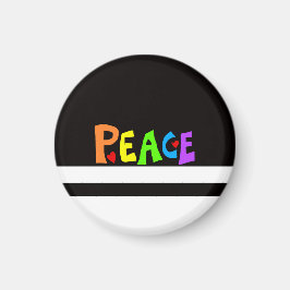 Íman MAZIPOODLES Paz Arco-íris