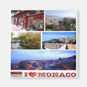 Íman MC - Mônaco - I Love - Collage Mosaic