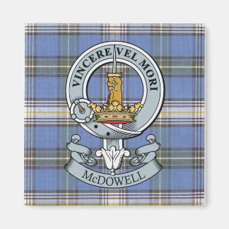 Íman McDowell Crest + Tartan Magnet