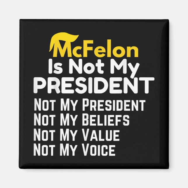 Íman Mcfelon Não É Meu Presidente _2 (Frente)