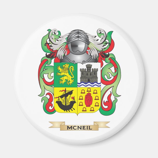 Íman McNeil Casaco of Arms (Centro Familiar) (Frente)