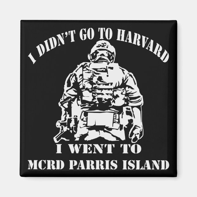 Íman MCRD Parris Island #USAPatriotGraphics © (Frente)