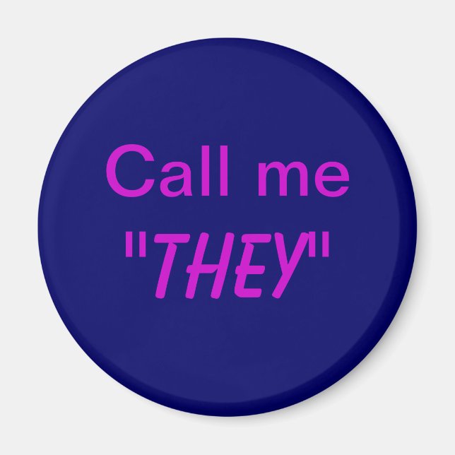 Íman Me Chame de Eles/Pronome Personalizado (Frente)