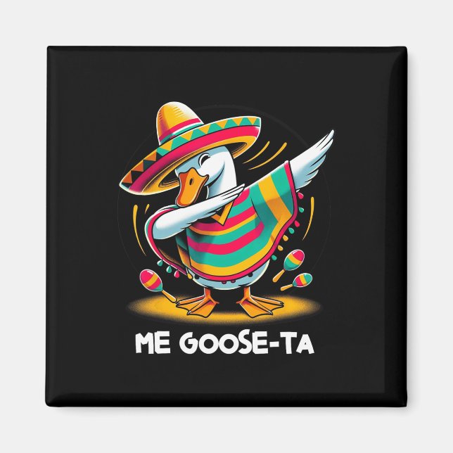 Íman Me Goose Ta Cinco De Mayo Encantado Espanhol (Frente)