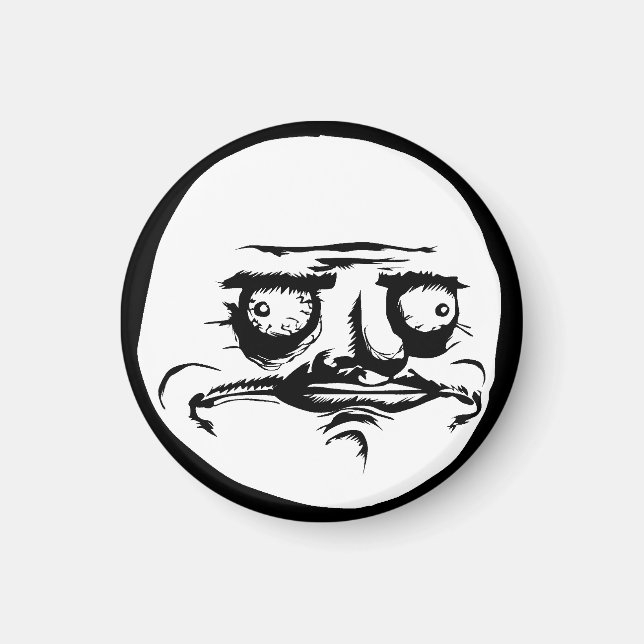 Íman Me Gusta Face Meme (Frente)