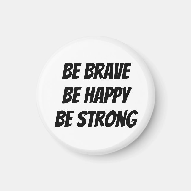 Íman Meaningful Motivational Positive Quote (Frente)
