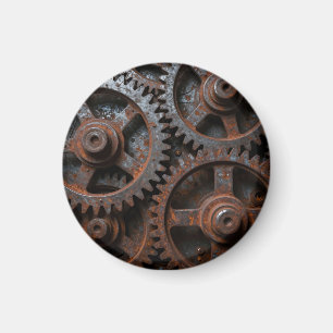 Íman Mecanismo Industrial Enferrujado