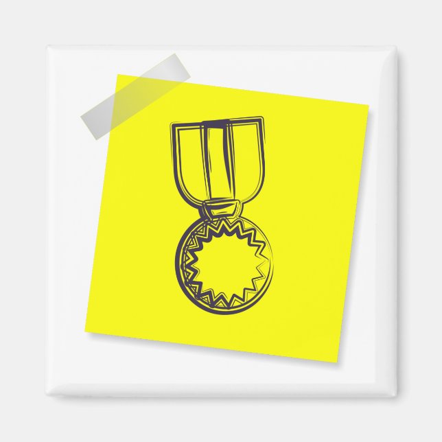 Íman Medalha (Frente)