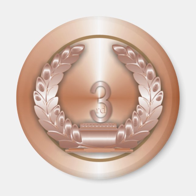 Íman Medalha de Bronze (Frente)