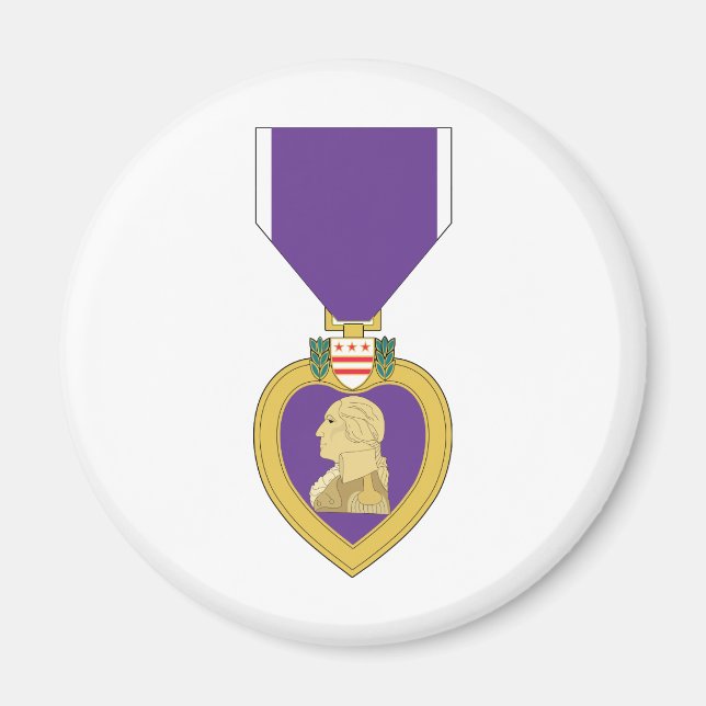 Íman Medalha de Coração Púrpura dos EUA (Frente)