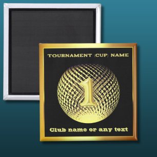 Íman medalha Dourada, campeã vencedora de rua