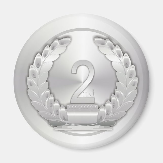 Íman Medalha Silver (Frente)