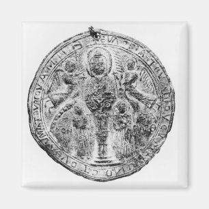 Íman Medalhão decorado na técnica do cloisonne