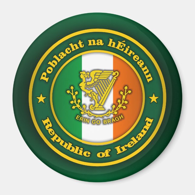 Íman Medalhão Irlandês 2 (Frente)