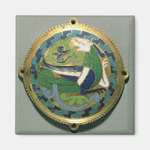Íman Medalhão que descreve um dragão, francês, de