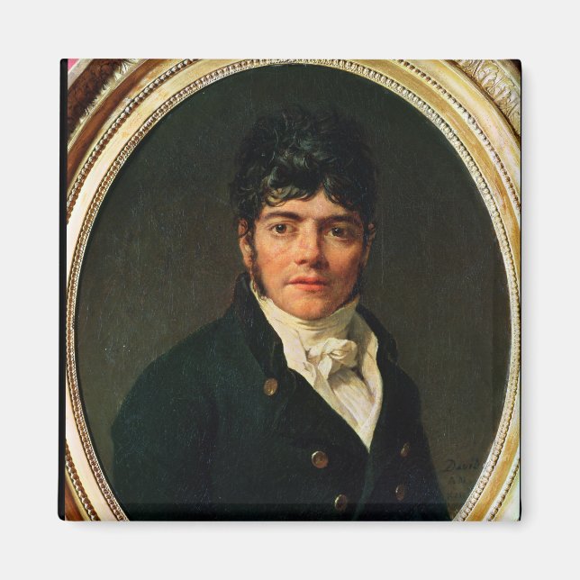 Íman medalhão Retrato do Comte Esteve, 1804 (Frente)