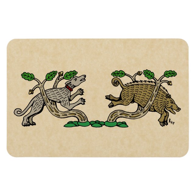 Íman Medeval Boar Hunt (Horizontal)