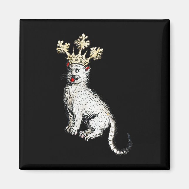 Íman Média Idade Média Medieval do Rei Gato (Frente)