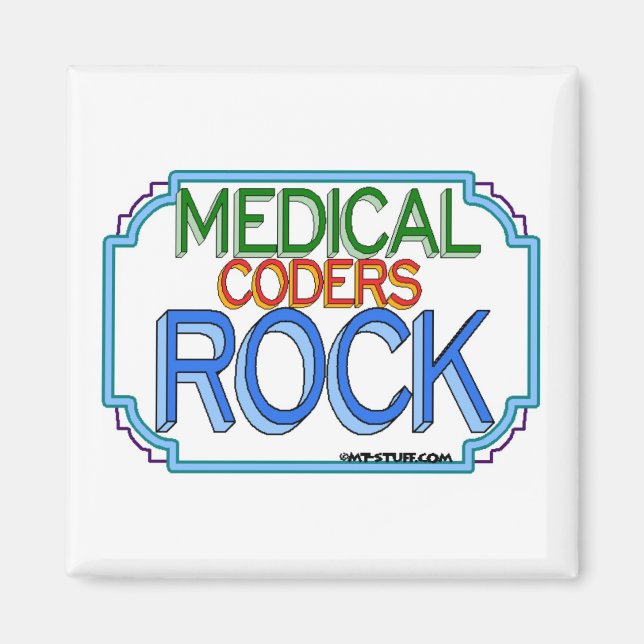 Íman Medical Coders Rock (Frente)