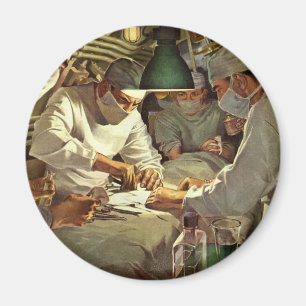 Íman Medicina Antiga, Médicos Realizando Cirurgia na Em