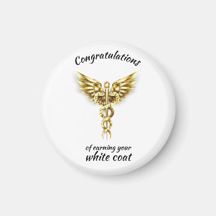 Íman Medicina Dourada da Cerimônia de Casaco Branco