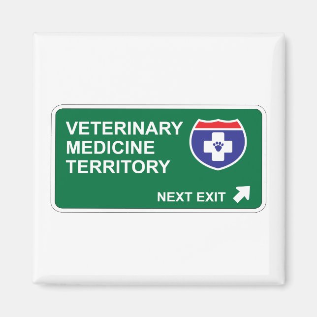 Íman Medicina Veterinária Próxima Saída (Frente)