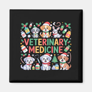 Íman Medicina Veterinária Retro Técnico Veterinário Ama