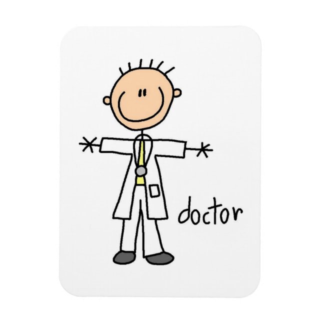 Íman Médico Boneco de Palito (Vertical)