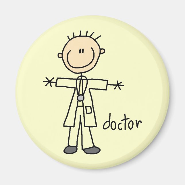 Íman Médico Boneco de Palito (Frente)