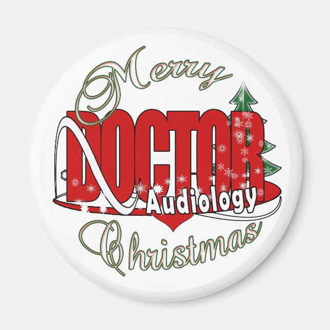 ÍMAN MÉDICO DO NATAL DO AUDIOLOGISTA DE AUDIOLOGIA (Frente)