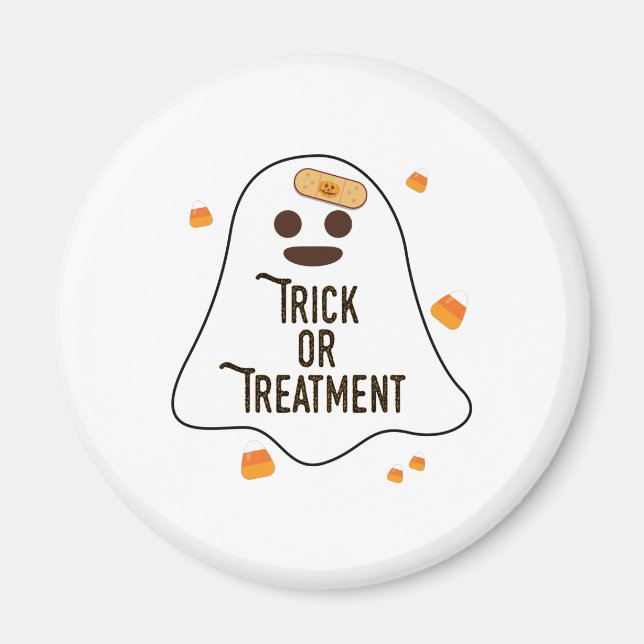 Íman Médico e Enfermeiro Truque ou Tratamento de Hallow (Frente)