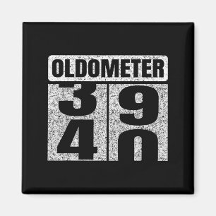 Íman Medidor de velhice &#; -40 40º Aniversário 40 Anos