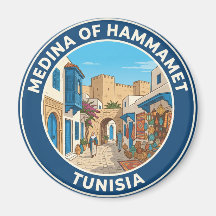 Medina de Hammamet Tunísia