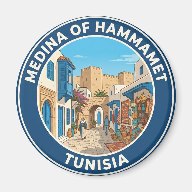 Íman Medina de Hammamet Tunísia (Frente)