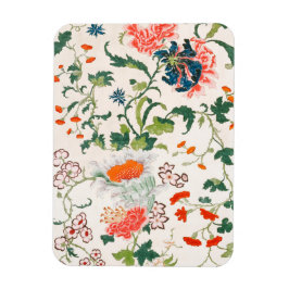 Íman Médio de design de flor de seda chinesa fino do sé
