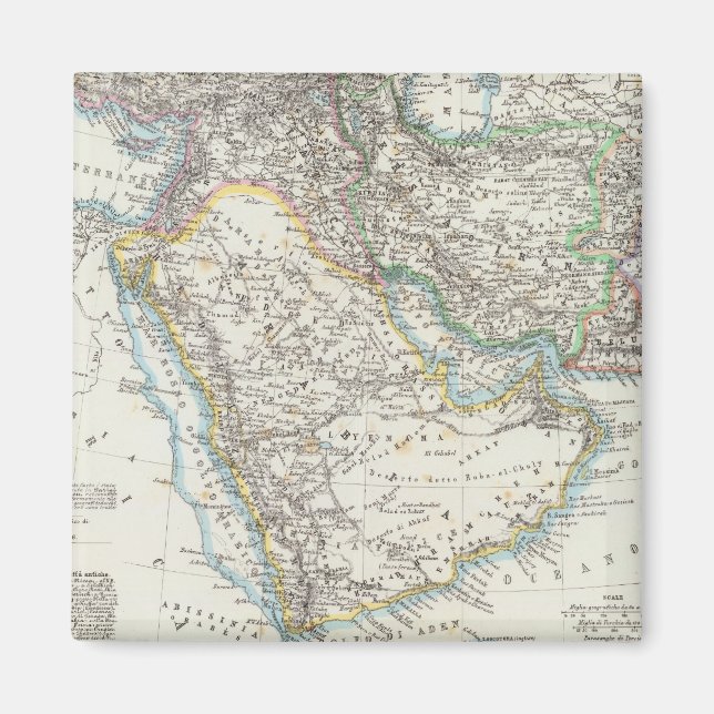 Íman Médio Oriente, Sul da Ásia (Frente)