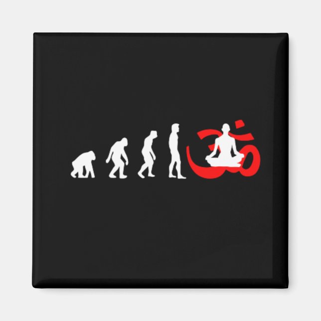 Íman Meditação Budista Evolution Yoga (Frente)