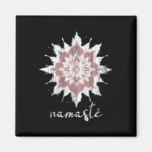 Íman Meditação Esotérica Flor de Lótus Namaste Yoga
