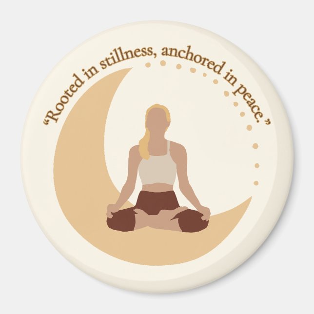 Íman Meditação na Lua – Bem-estar Celestial (Frente)
