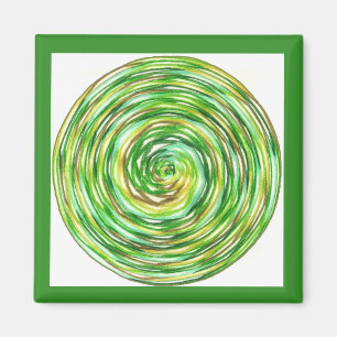 Íman Meditação Verde