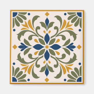 Íman Mediterranean Botanical Tile