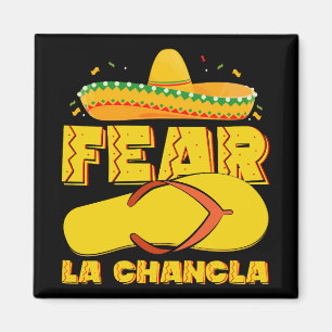 Íman Medo La Chancla Engraçado Mexicano Cinco De Mayo