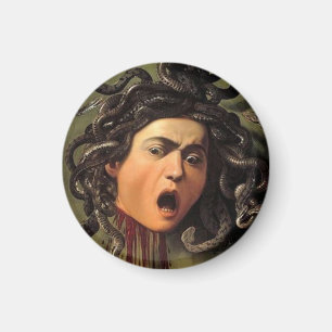 Íman Medusa Cabeça Por Caravaggio