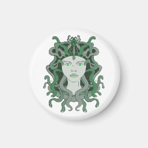 Íman Medusa Gorgo Cobra Monstro Gorgão Mitologia Grega