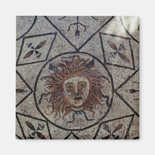 Íman Medusa, mosaico romano da casa de Orpheus
