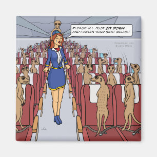 Íman Meerkats em um planeta